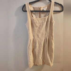 Banana Republic Beige Mini Dress with Elegant Design